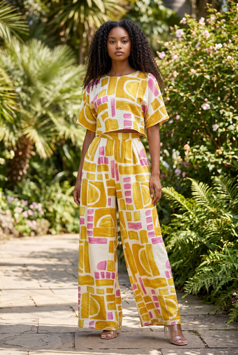 Mustard Mosaic Set