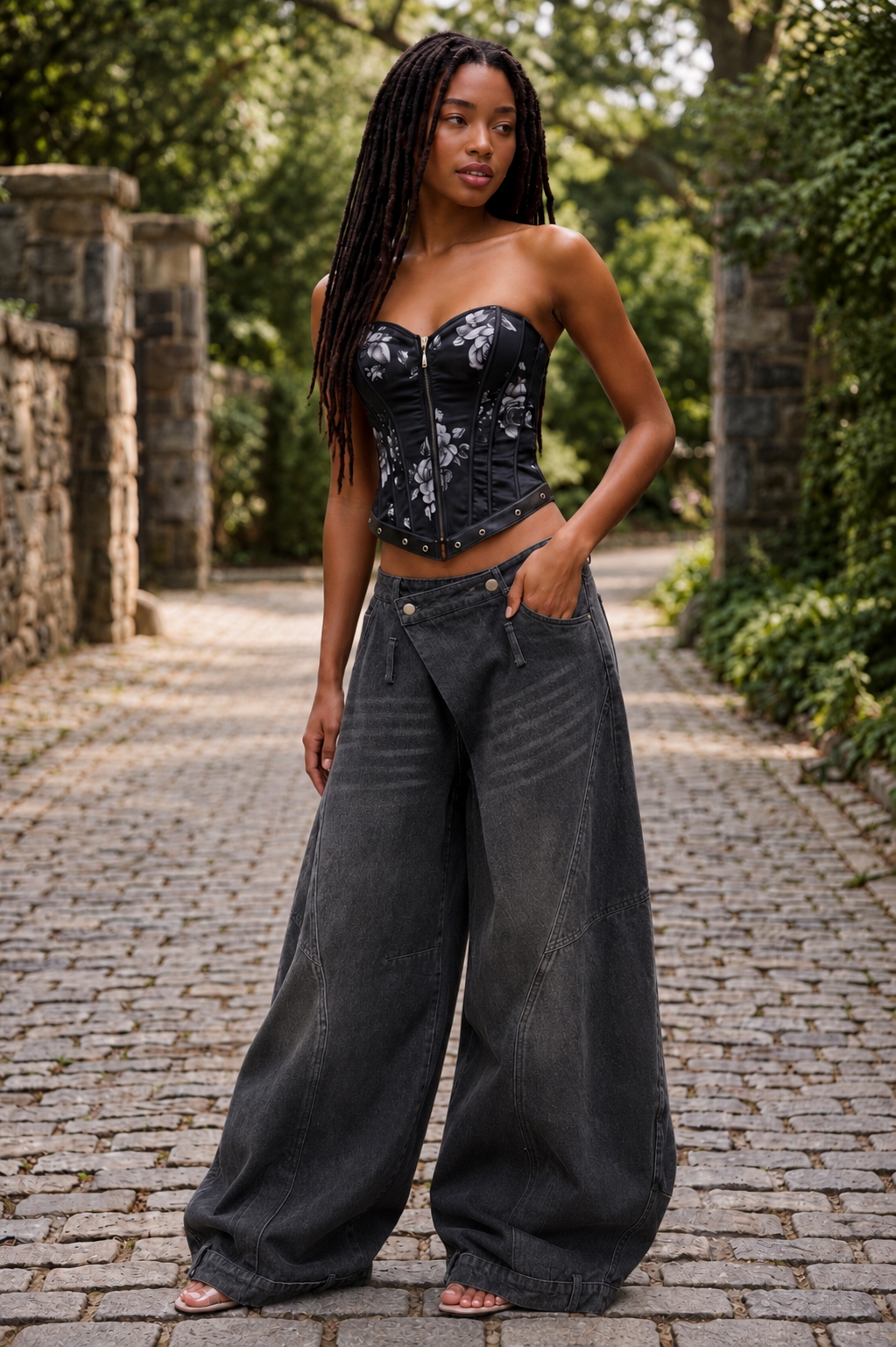Off Duty Barrel Jeans