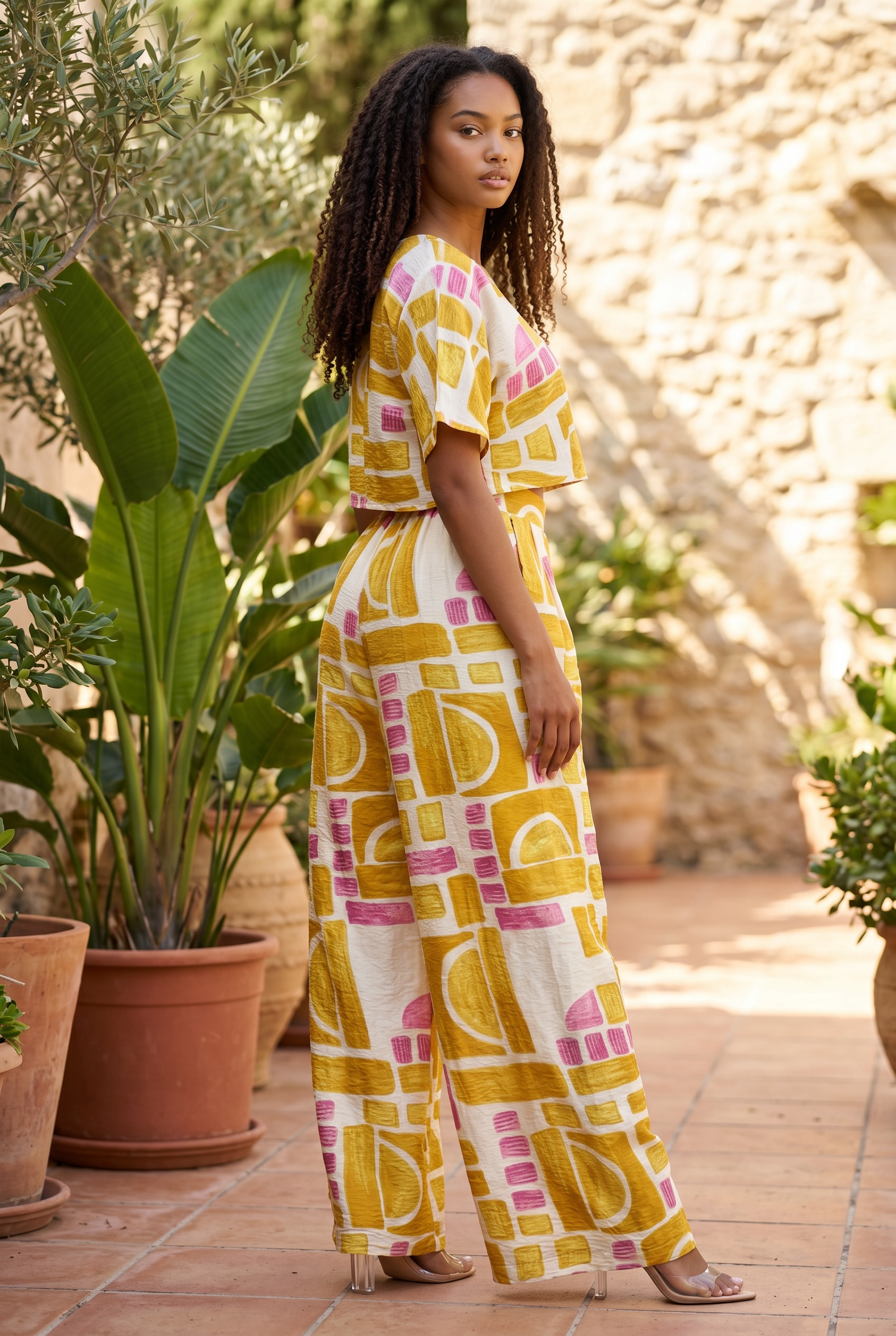 Mustard Mosaic Set