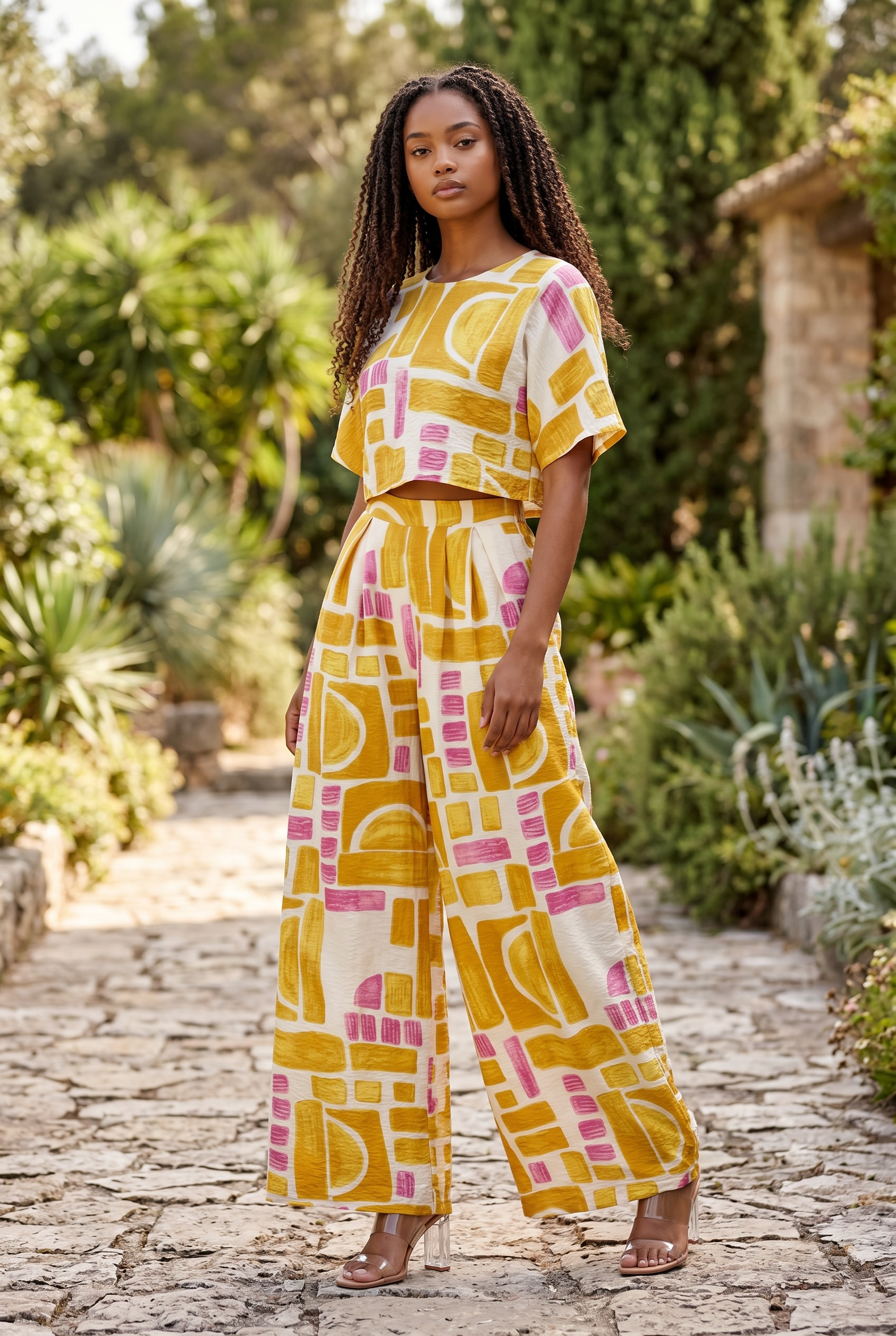 Mustard Mosaic Set
