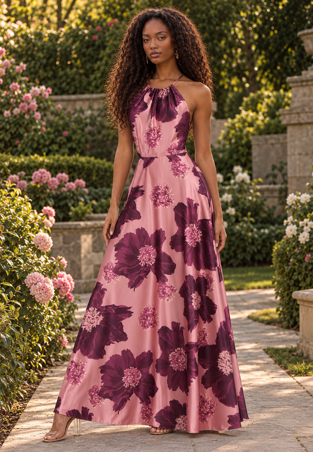 Plum Petals Maxi