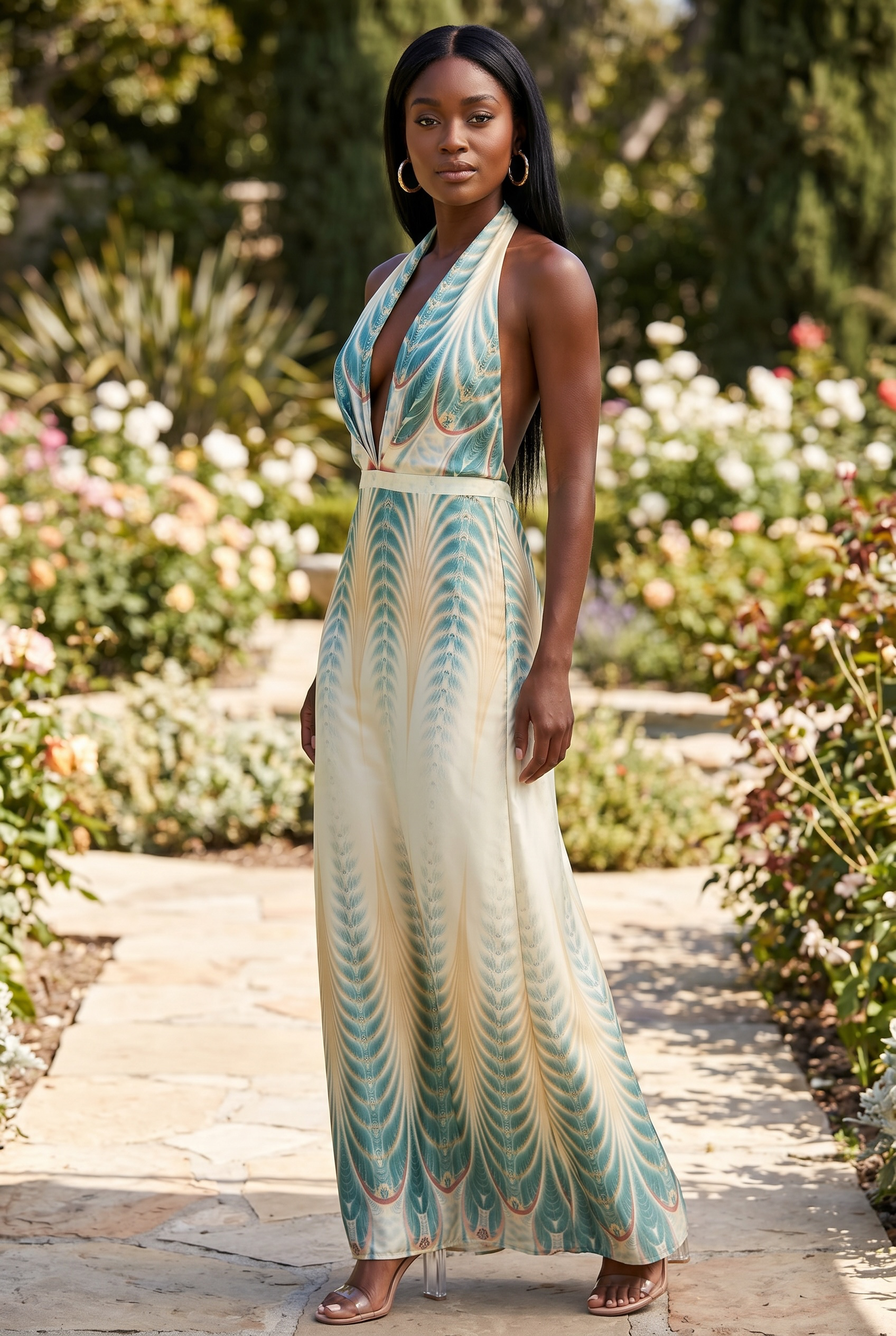 Ivory Tide Maxi Dress