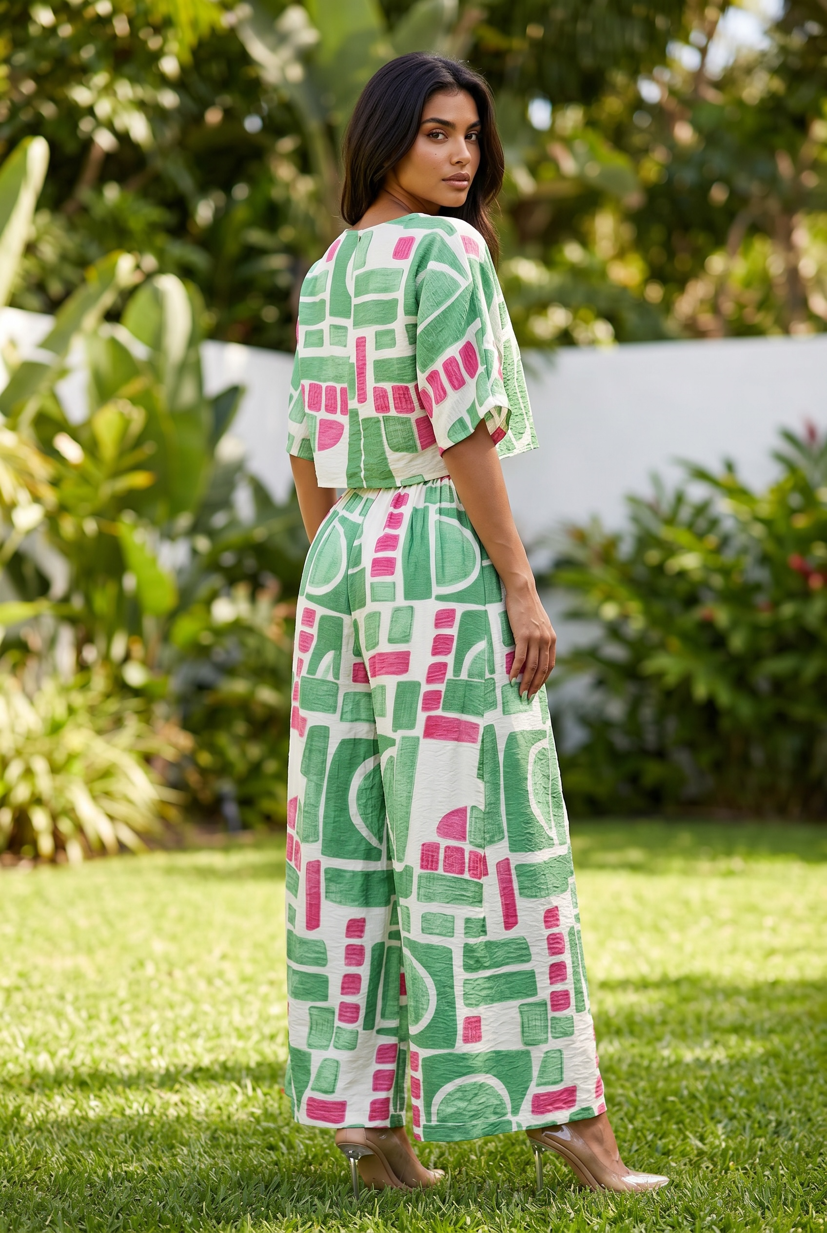Summer Mosaic Pant Set