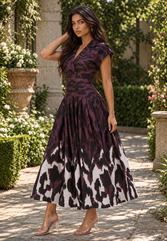 Plum Instinct Midi
