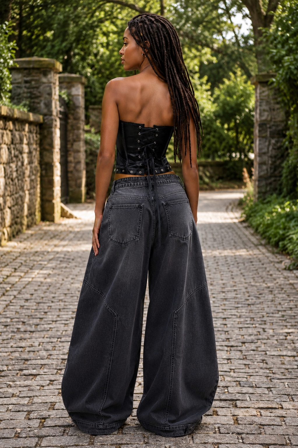 Off Duty Barrel Jeans