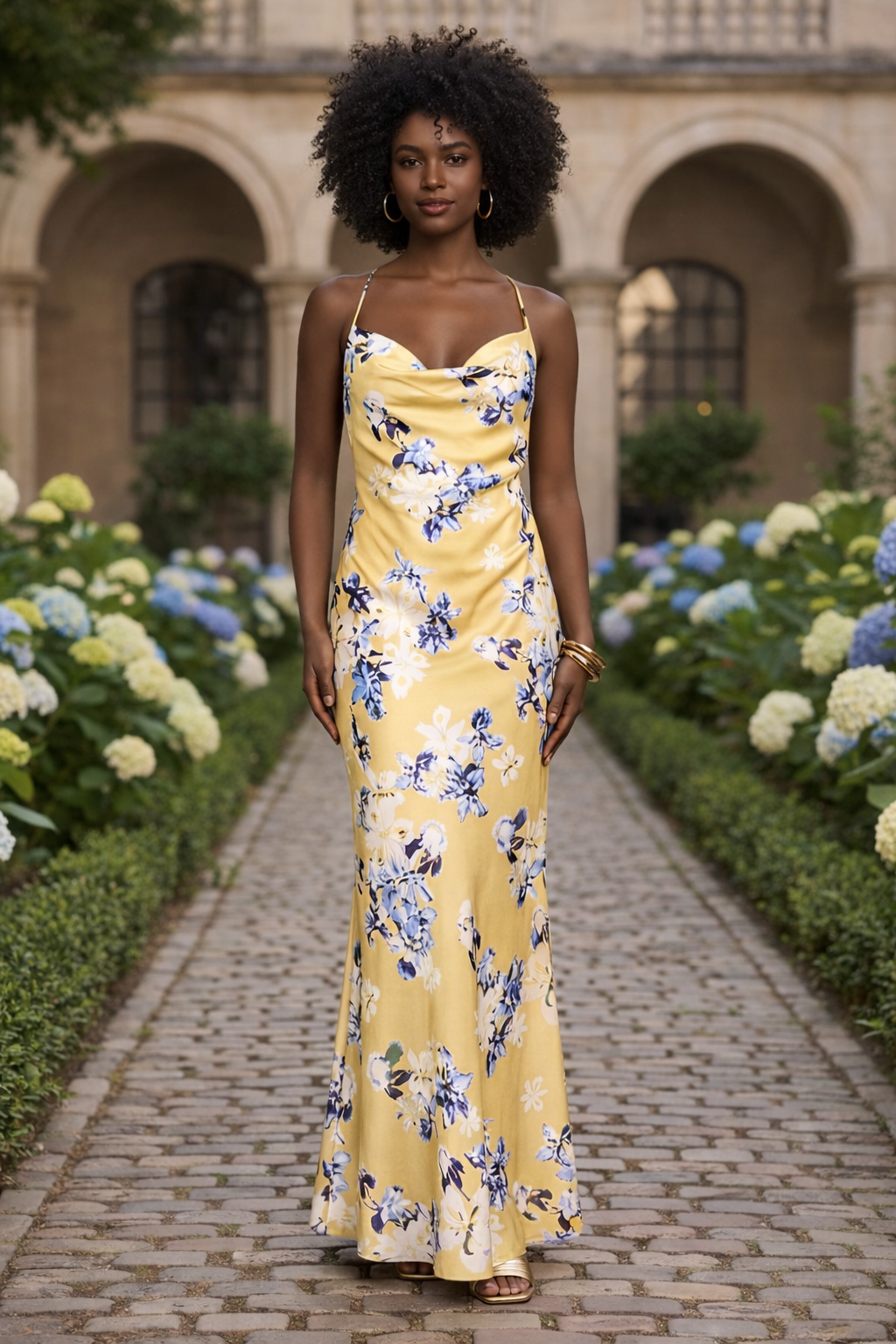 Sunlit Bloom Maxi Dress
