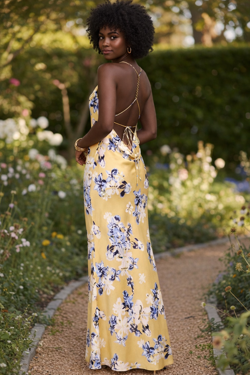 Sunlit Bloom Maxi Dress