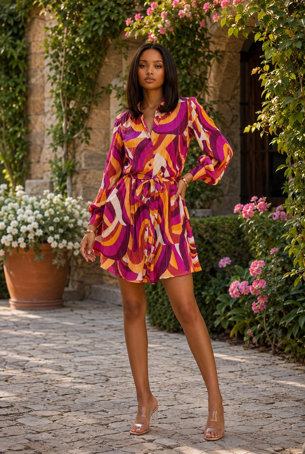 Fuchsia Mirage Dress
