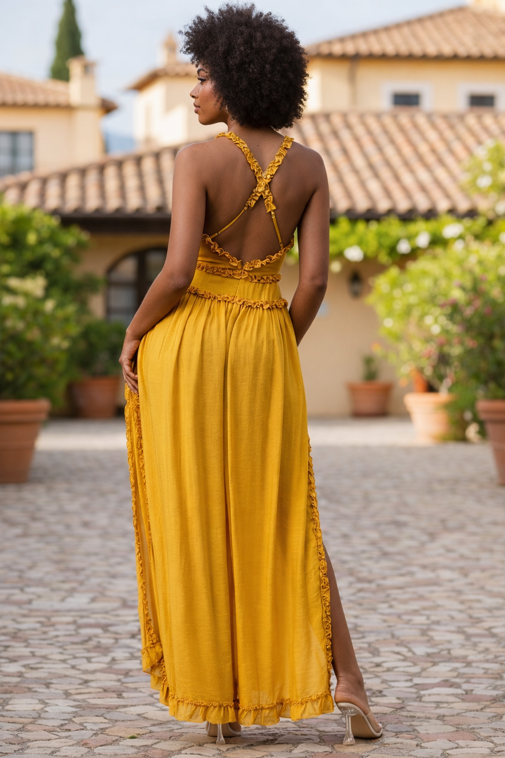 Golden Bloom Jumpsuit