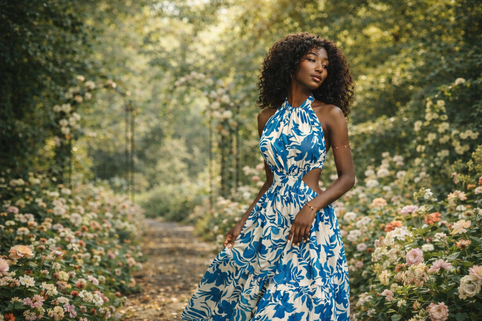 Blue Marble Goddess Maxi Dress Bleu Hanger Blue Marble Goddess Maxi Dress Bleu Hanger
