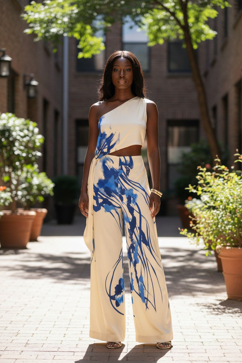 Bleu Willow Pant Set