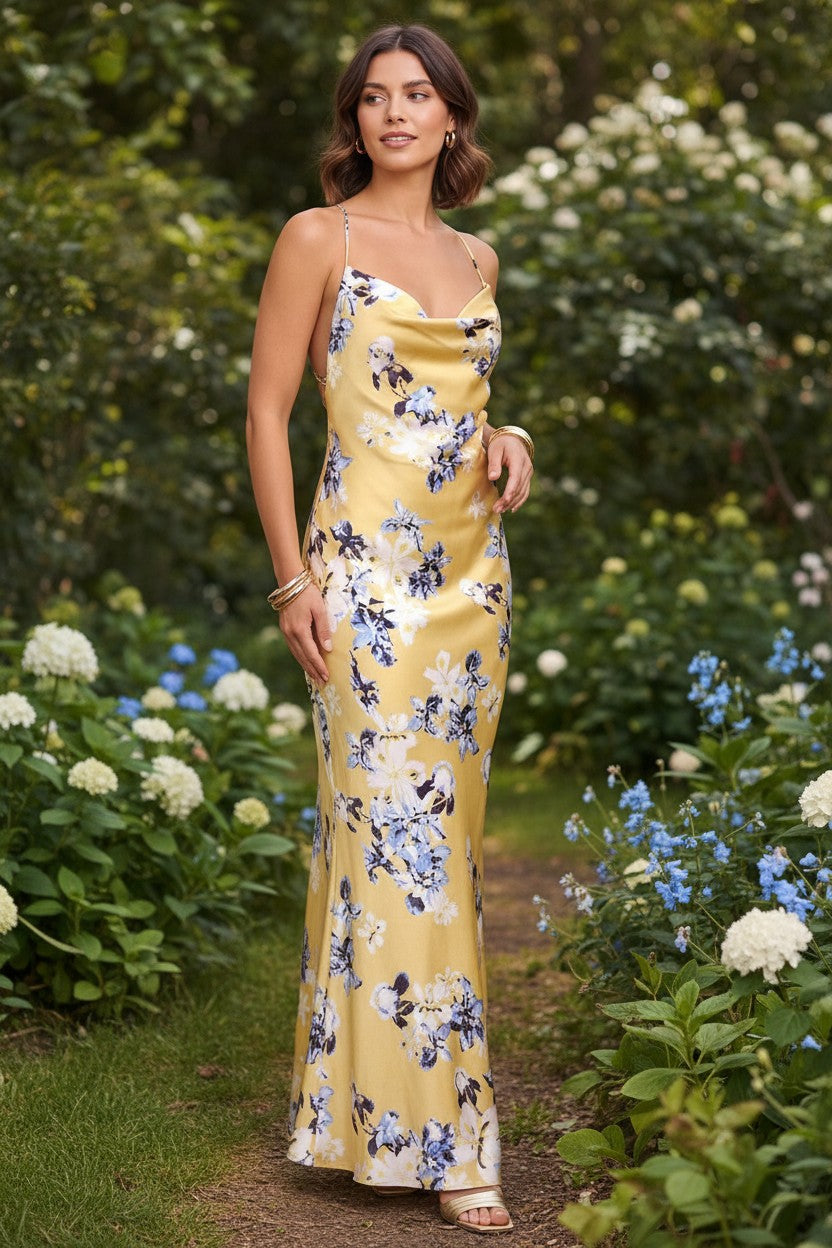 Sunlit Bloom Maxi Dress