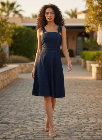 Denim Darling A-Line Dress