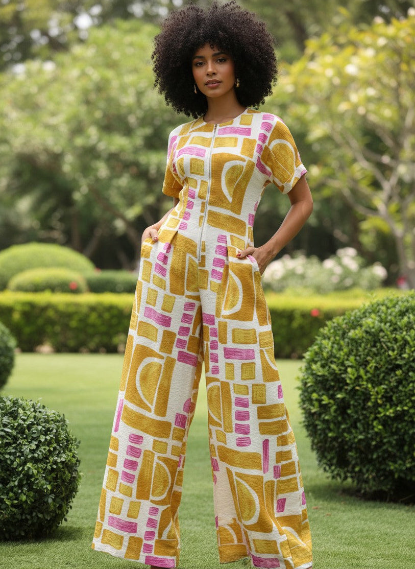 Golden Mosaic Jumpsuit