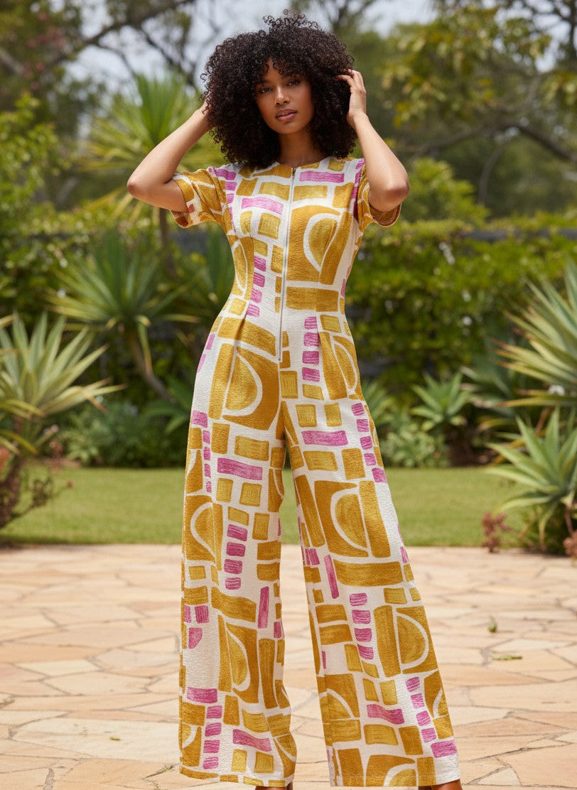 Golden Mosaic Jumpsuit