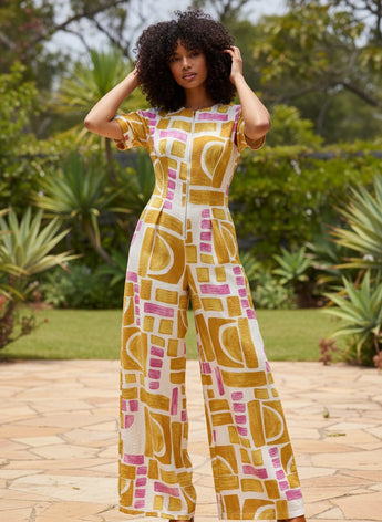 Golden Mosaic Jumpsuit