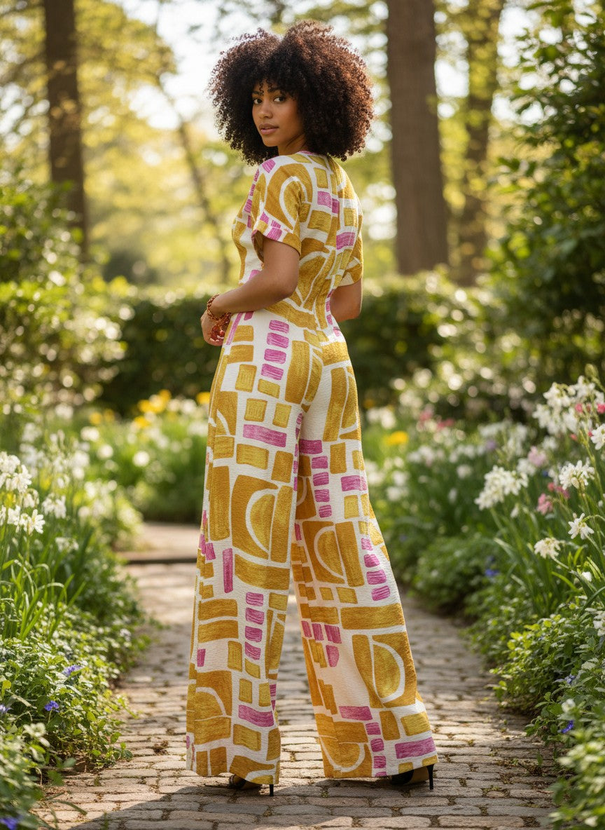 Golden Mosaic Jumpsuit