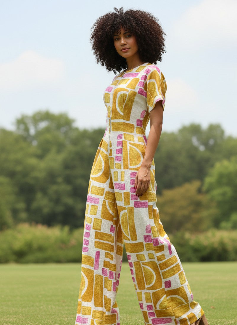 Golden Mosaic Jumpsuit