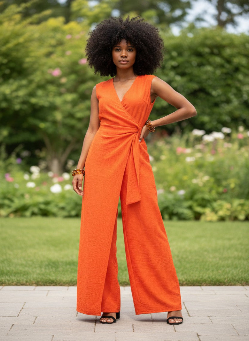 Sunset Wrap Jumpsuit