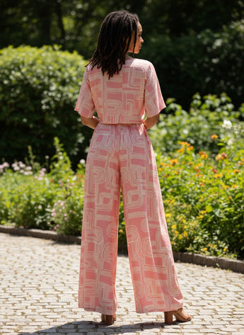 Blush Maze Pant Set
