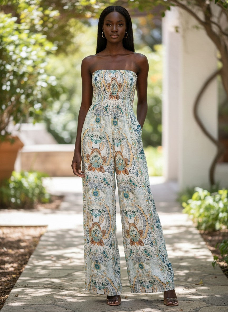 Celestial Paisley Jumpsuit