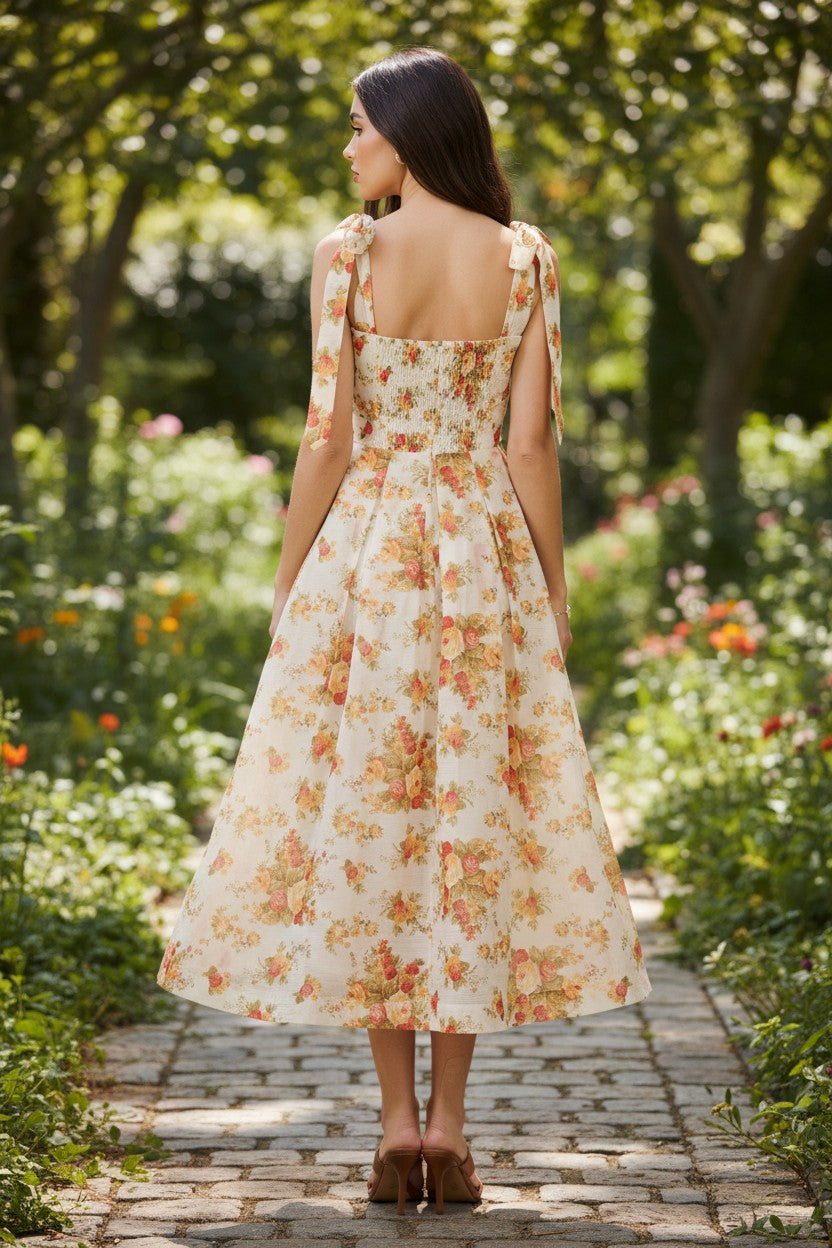 Rosewood Cottage Midi Dress
