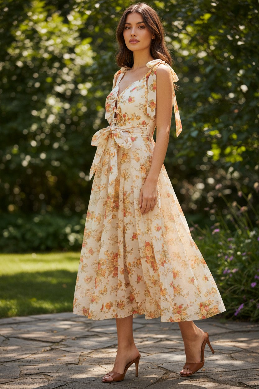 Rosewood Cottage Midi Dress