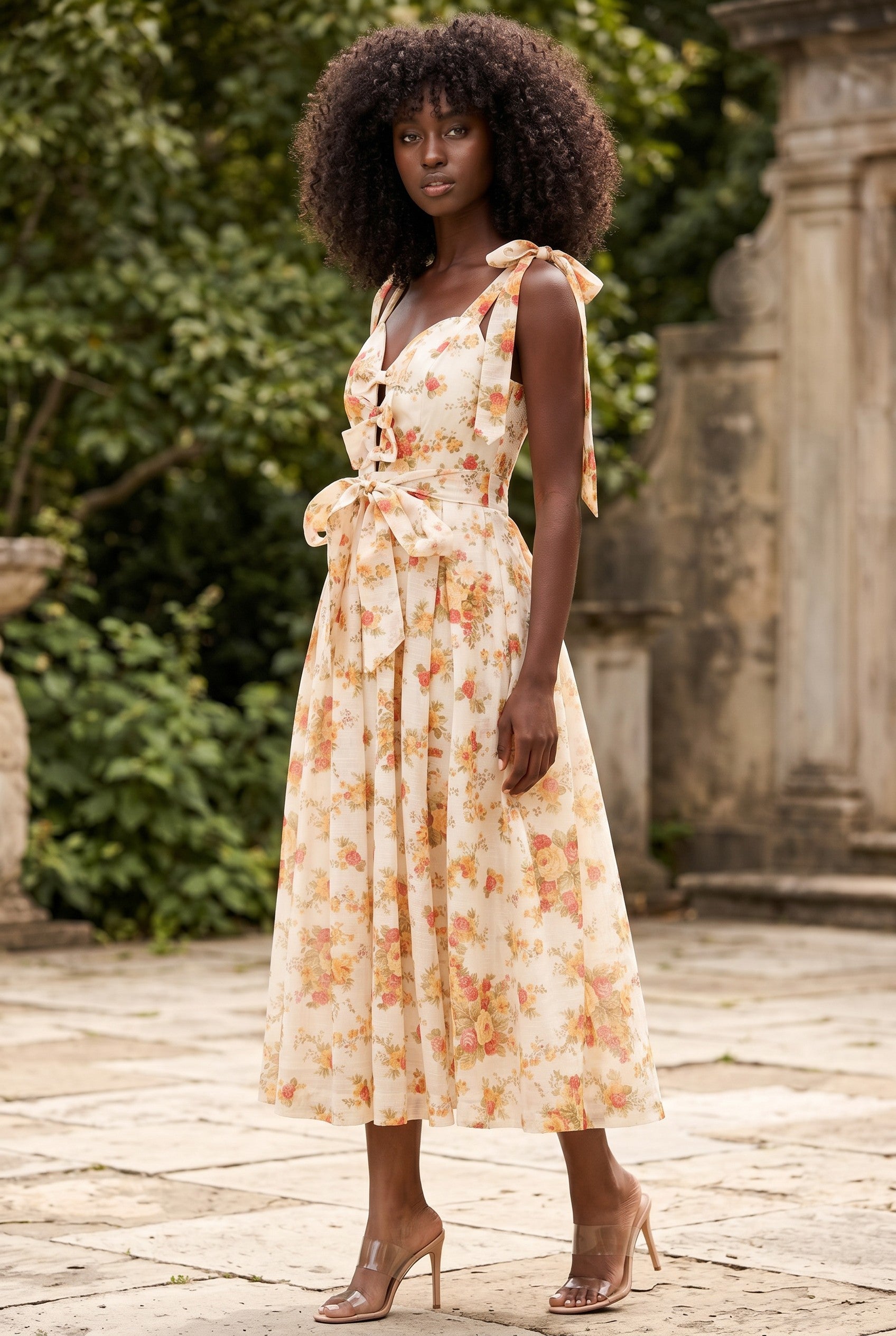Rosewood Cottage Midi Dress